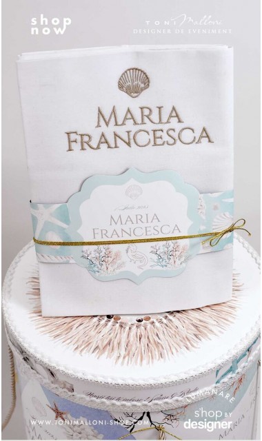 Trusou botez tematica marina fresh de vara Boho Ocean 3